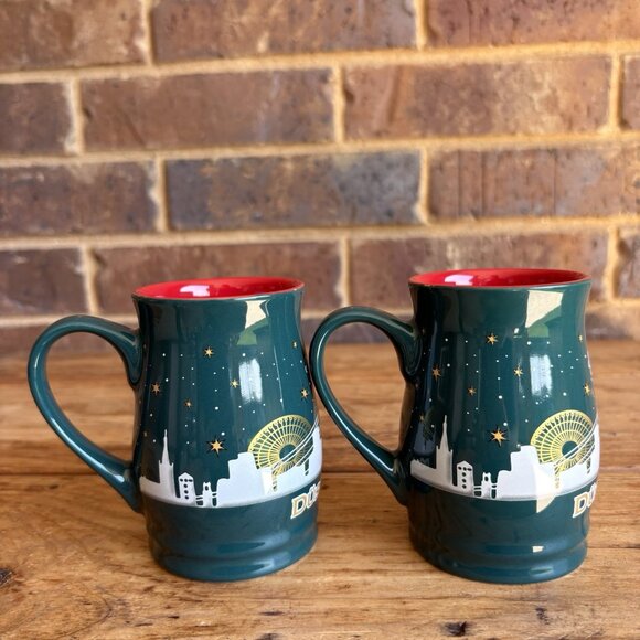 2 Düsseldorf Coffee Mugs By Mohaba GmbH + Co. KG Ceramic Winter Christmas Market - Picture 4 of 10